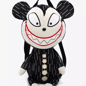 The Nightmare Before Christmas Scary Teddy Plush Mini Backpack NWT